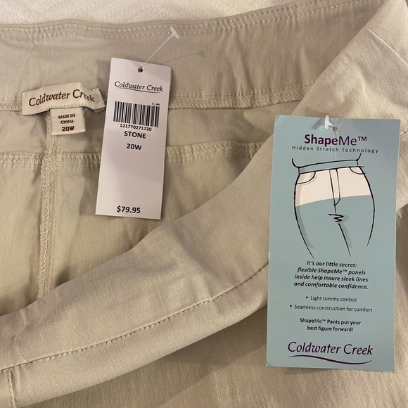 Coldwater Creek ShapeMe Pants NWT size 20W - Picture 10 of 12